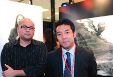 (L-R) Encik Azrul K. Abdullah, one of the four photographers appointed by Honda Malaysia Sdn. Bhd. together with Mr. Go Suzuki, Head of Sales and Marketing Department, Honda Malaysia Sdn. Bhd.