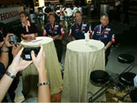 The Honda Racing Team At The Super GT Bash