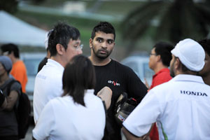 Team strategizing – Jacob from Driven Media listened attentively to team member’s discussion.