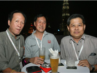 Left - Right: Sam Wong, Lee Pang Seng and SH Tay.